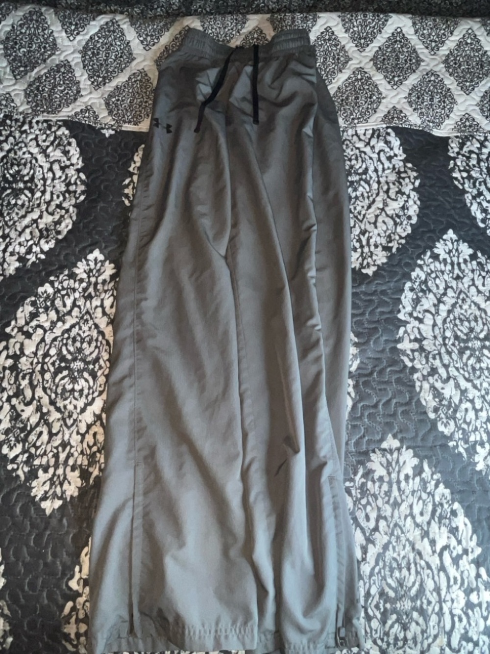 Under Armour Light Gray Performance Track Pants